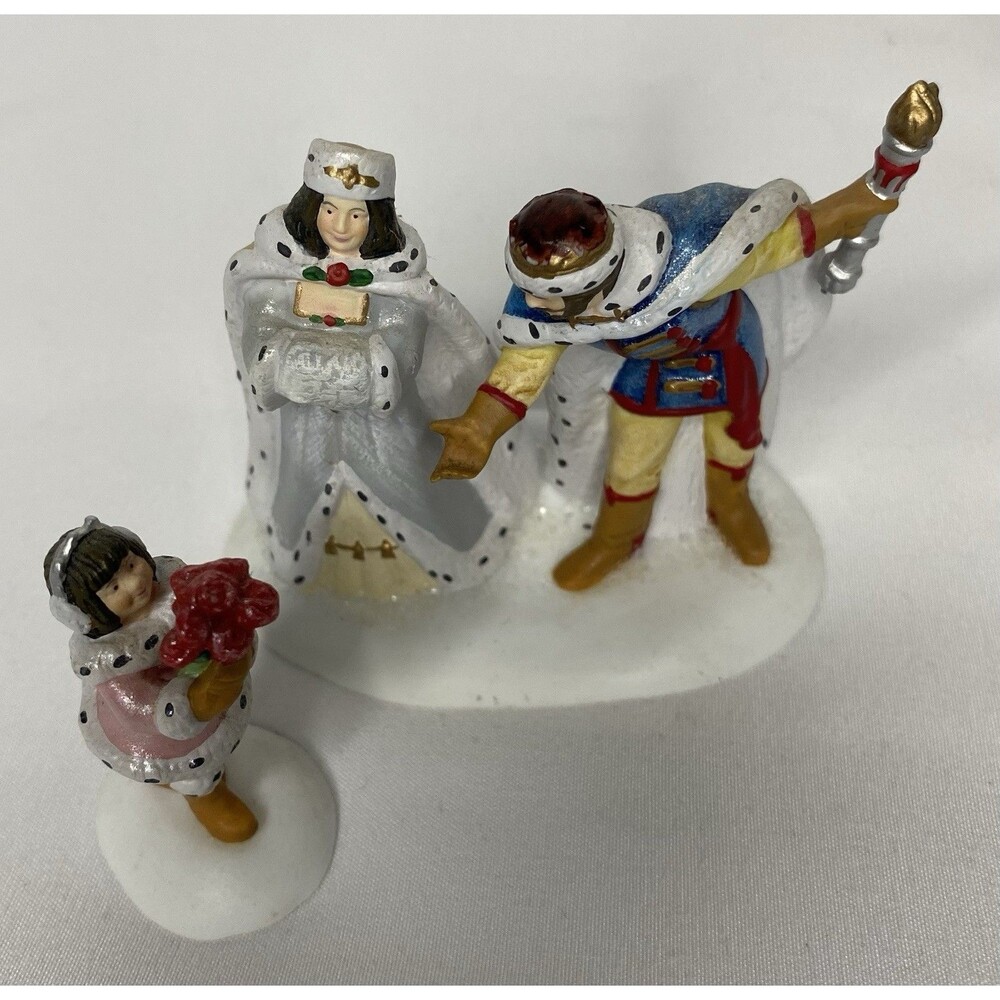Dept 56 Crystal Ice King & Queen 58976 Snow VillageChristmas Figure Ltd Number